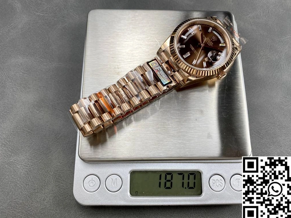 Steel QF Rolex Date Dial Factory Day M228235-0003 Chocalate v5 Tungsten 0115